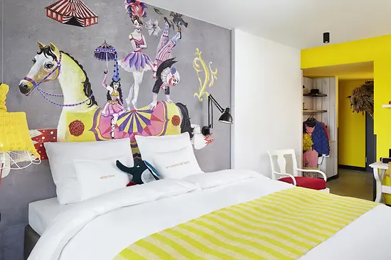 Hotel room at 25hours Hotel close to MuseumsQuartier