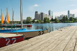 Sailing boats on the Old Danube