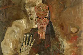 Peinture d'Egon Schiele, Selbstseher II (La mort et l'homme)