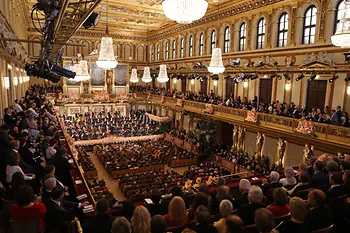 New Year’s Concert performed by the Vienna Philharmonic Orchestra in the Golden Hall of the Musikverein