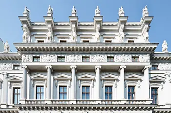 Palais of Archduke Wilhelm at the Ringstrasse in Vienna