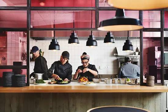 Kuchařky při práci