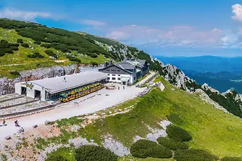 Aerial view, Hochschneeberg mountain area