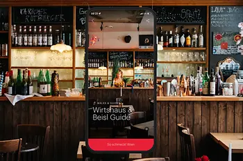 Werbesujet mit Text: Wirtshaus & Beisl Guide